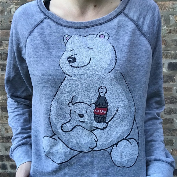 Sweet Vintage polar bear Coca Cola crewneck - Picture 4 of 9